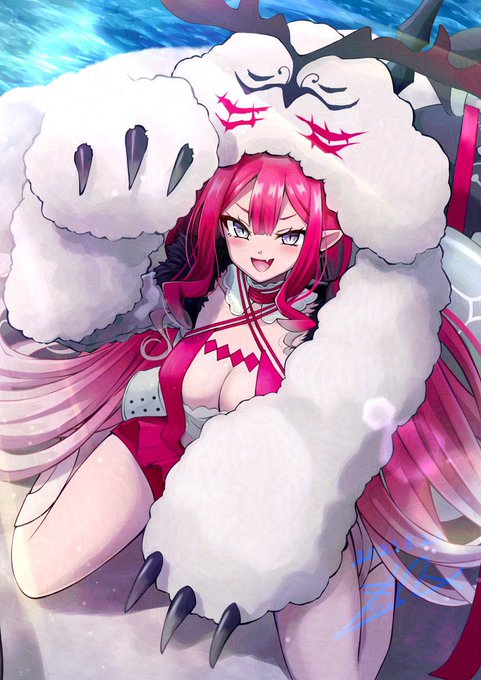 #くそ寒いので水着絵を貼る
水着トリ子も貼っとこ🐔