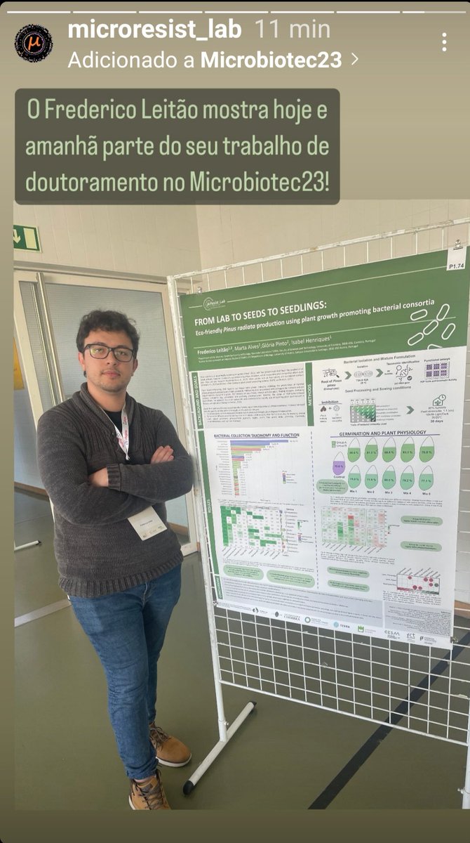 Proud to show our work at #microbiotec23.