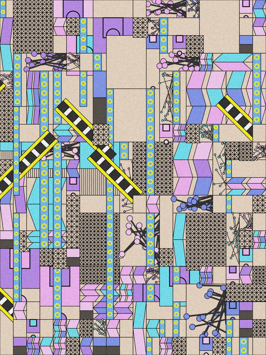 New #fxhash project after a very long break.

'turmoil'
50/50
Link: fxhash.xyz/generative/slu…
Live in less than three hours

#creativecoding #genart #p5js #tezosart