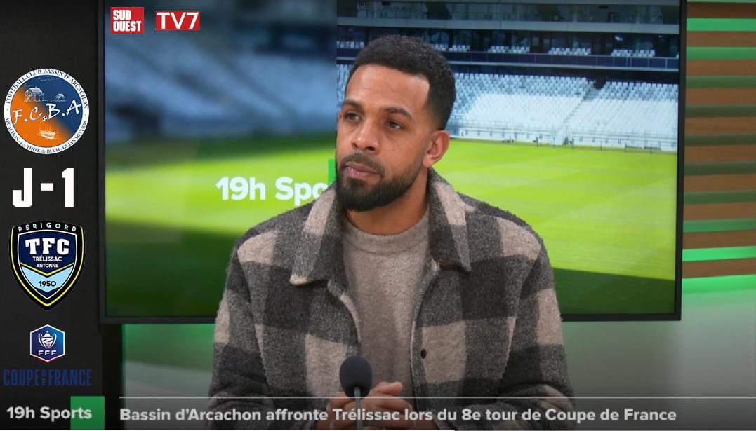 MalvesinDorian's tweet photo. ⚽️ L’équipe du Bassin d’Arcachon était sur le plateau de @tv7_sudouest / @sudouest avant son match de Coupe de France face à Trélissac 

@marvinesor23 #CoupeDeFrance #SudOuest

Le replay ➡️: https://t.co/B4PuHZghSL https://t.co/fM1JmN9dO1