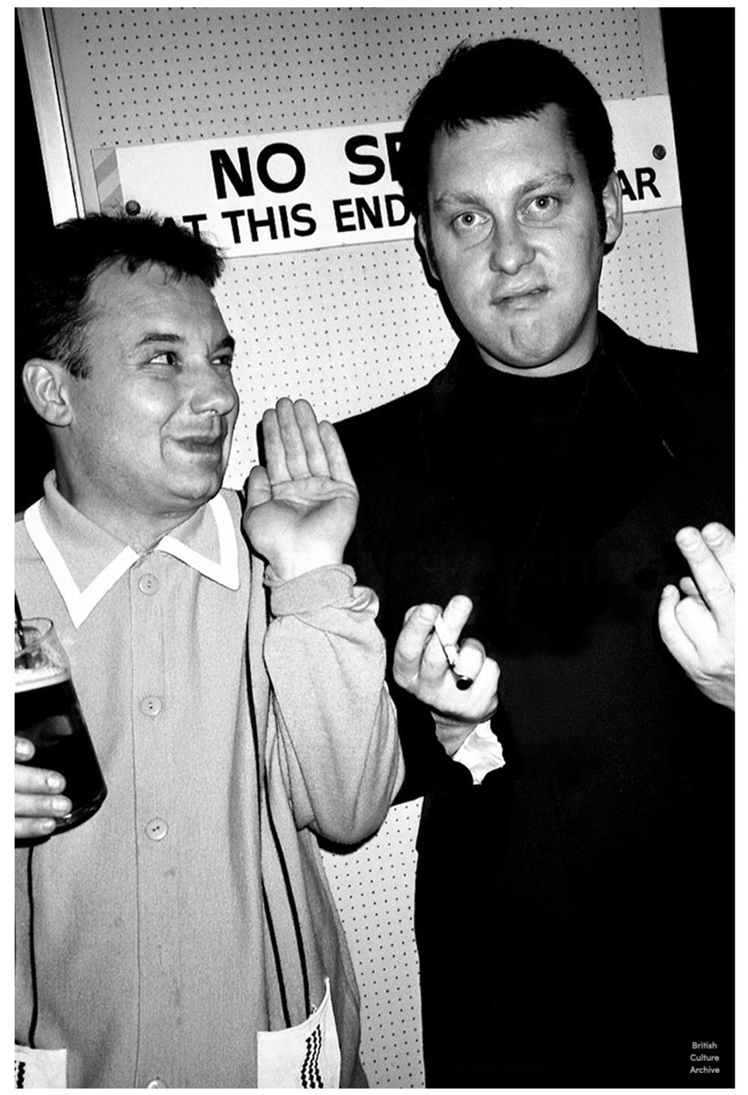 Vic and Bob enjoy a night at The Haçienda, Manchester, 1990s.

Photo © Peter J Walsh, all rights reserved.