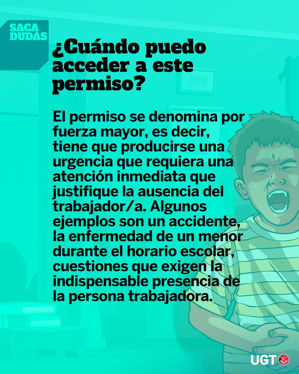 UGT_Comunica's tweet photo. 🔴¿Quieres saber en que consiste? O ¿desde cuando existe?

📖Entró en vigor el pasado 30 de junio, y se recoge en el apartado 9 del artículo 37 del Estatuto de los Trabajadores

#Ley #UGT #trabajo https://t.co/XoWS2FpseL