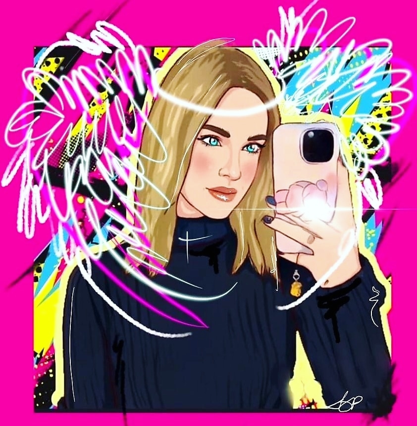 Laspacca84's tweet photo. POP ART MODELLO @ChiaraFerragni https://t.co/I1hqPiwdhn