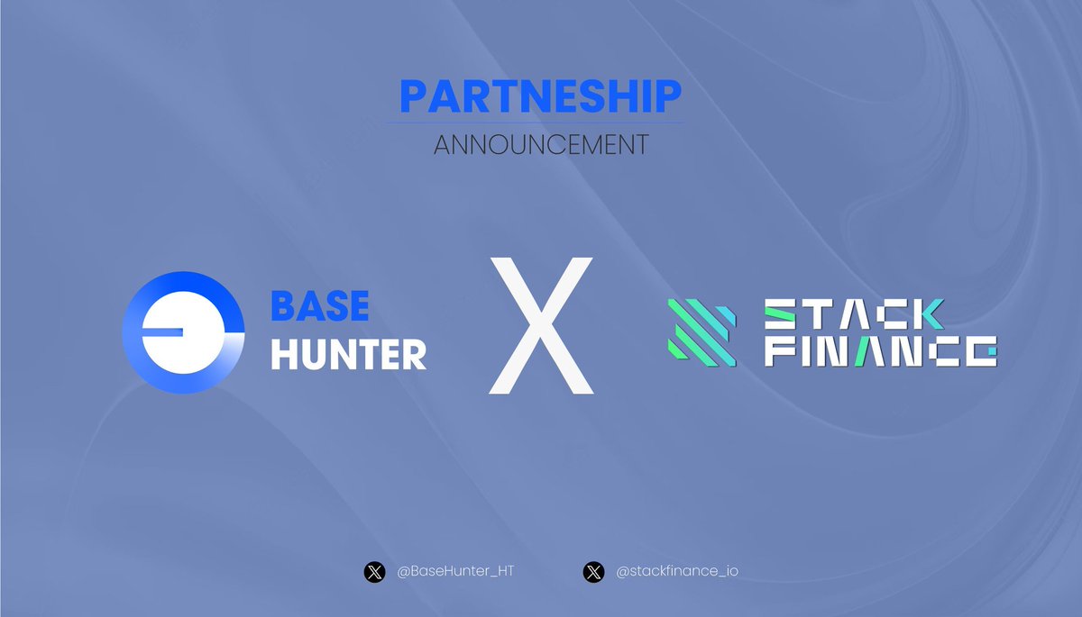 BaseHunter_HT's tweet photo. 📢We happy to announce partnership with @stackfinance_io
🔵The world’s first hybrid crypto options aggregator. Simplified options with best prices from anywhere. Pay less, save time, and earn more.
Stay tune for an exciting news! 👀
#Base #BuildOnBase #BaseHunterHT #DeFi https://t.co/YHTKZupfpH