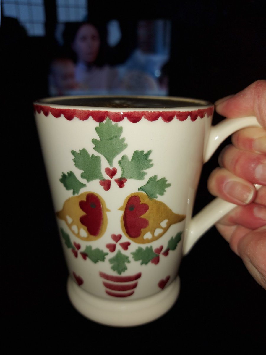 #FavouriteTimeOfTheDay #QuietTime #StokiePots #Potteries #EmmaBridgewater #CoffeeTime #ChristmasMug #MugShots 😊😍
