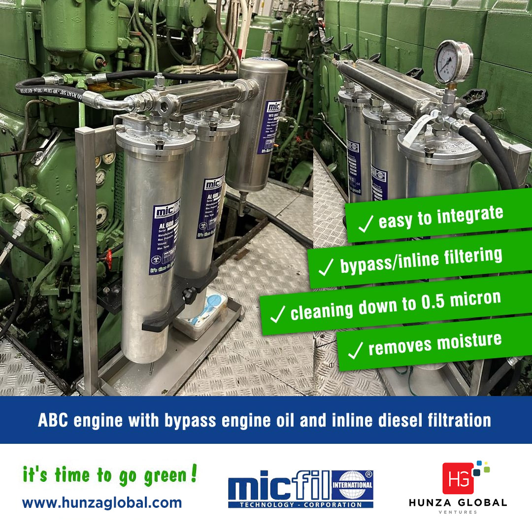 hunzaglobal's tweet photo. Micfil Ultra Fine Filters systems can be individually sized and easily installed on all engine types for ships, boats, construction and mining vehicles and many more.  

#micfiluae #micfil_filters #Ultrafiltration #cleandiesel #dieselfilter #oilfilter #oilfiltration #COP28 https://t.co/NXpQnIcNPL