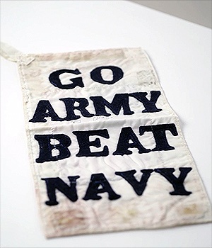 Well, it’s that time of year again – the legendary ARMY-NAVY GAME! There’s a little history with me here. On Gemini 12, I took this banner on a spacewalk, which occurred during the game that year. Who says astronauts can’t have fun? So whether you’re GO NAVY-BEAT ARMY or GO…