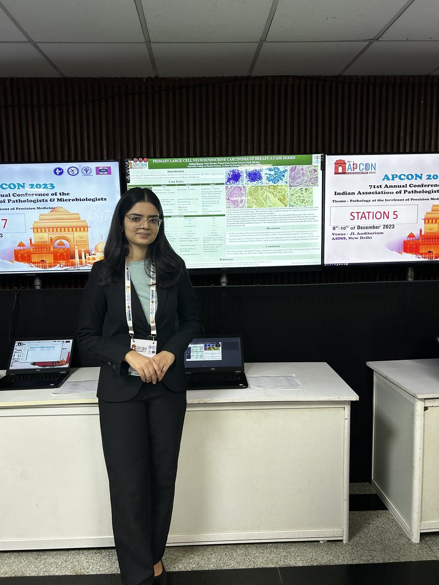 UCMS department of pathology   presented posters on DAY4 of <a href="/Apcon2023/">APCON 2023</a> as well! 

<a href="/UCMSofficial/">University College of Medical Sciences, Delhi</a>  #APCON2023
#pathtwitter #pathtweeples #gynaepath #cytopathology