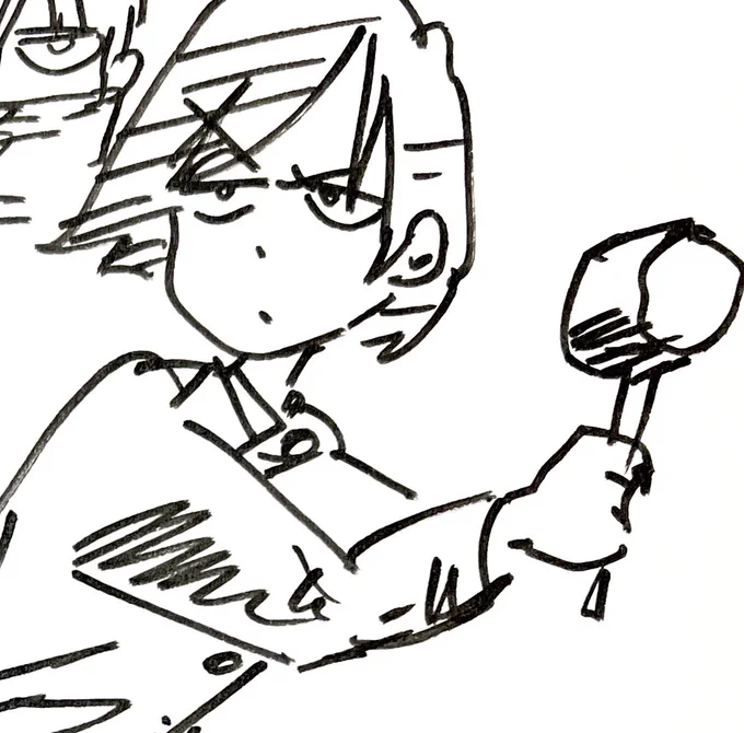 おれが記憶で描いた
とんかちのお嬢さん 
