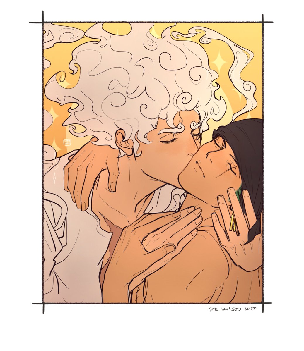 the Sun God kiss 
#zolu #ONEPIECE
