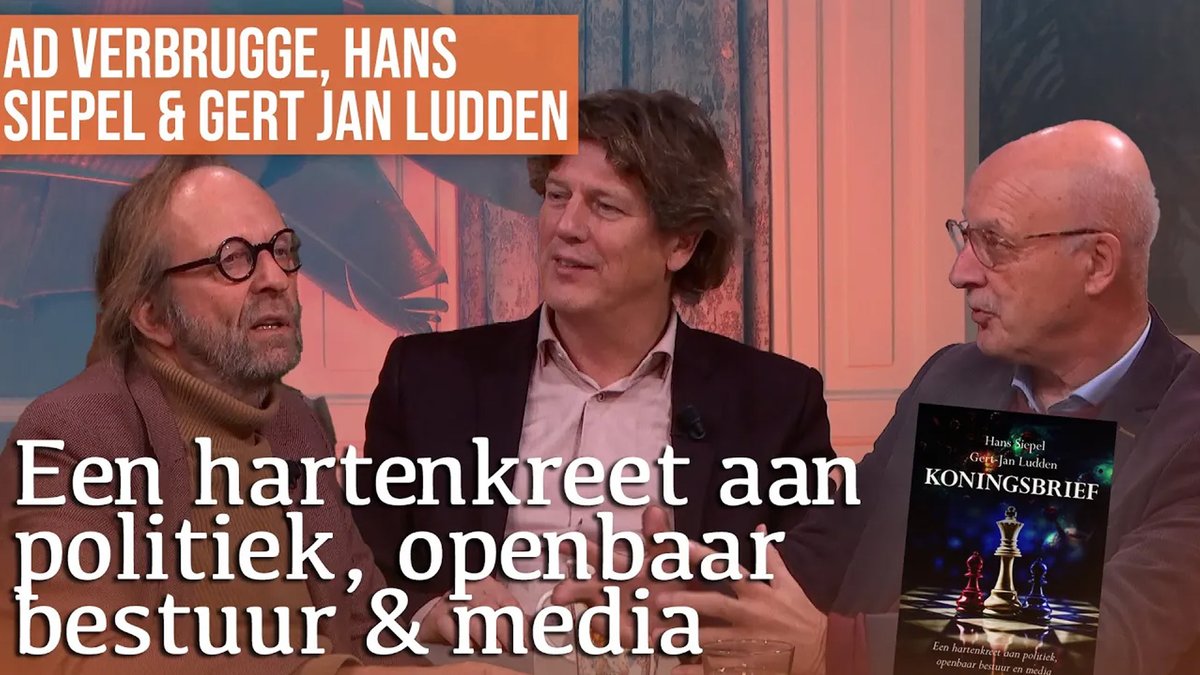 Ad Verbrugge in gesprek met oud-topambtenaar en schrijver Hans Siepel en oud-beroepsmilitair en crisisadviseur <a href="/gjludden/">Gert-Jan Ludden</a> over hun boek 'Koningsbrief, Een hartenkreet aan politiek, openbaar bestuur en media'.

📺youtube.com/watch?v=_UzNxg…