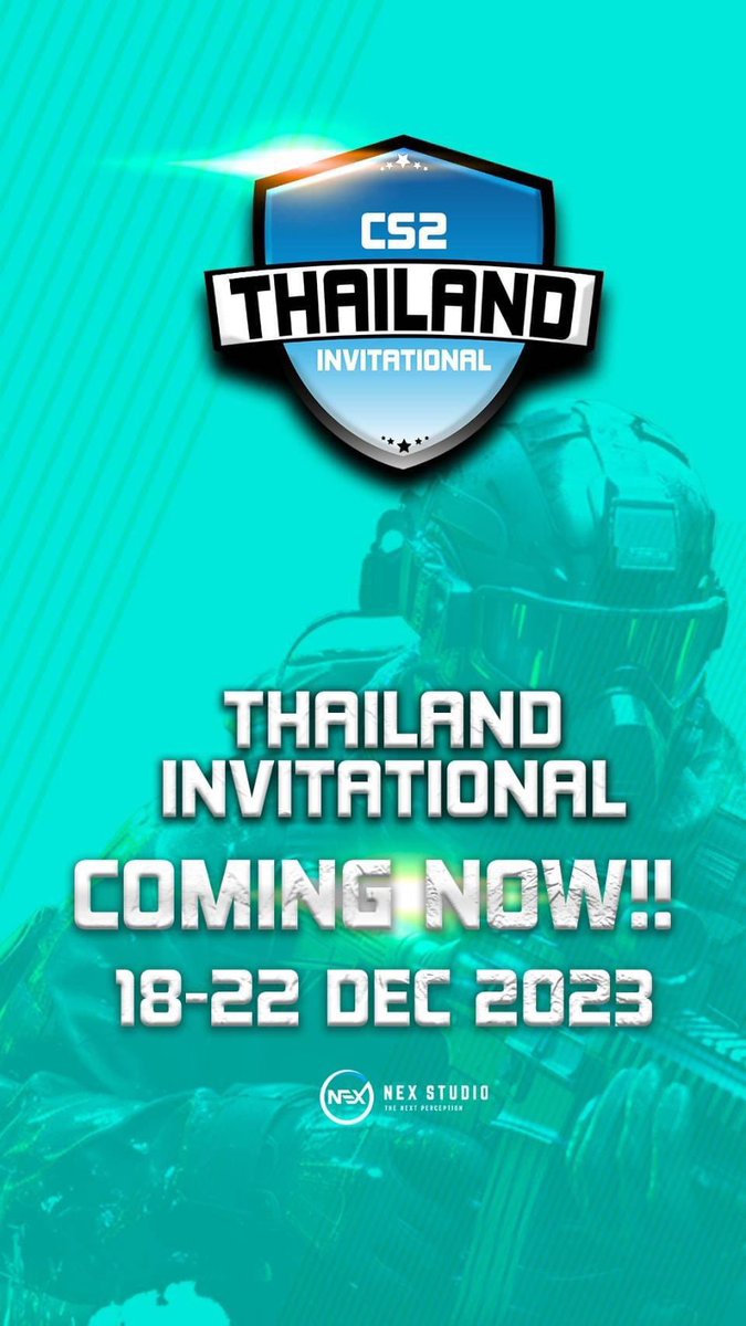 garidns0r's tweet photo. Thailand's NEX STudio is set to organize an 8 team LAN tournament, the CS2 Thailand Invitational. With a prizepool of 50,000$.
Timetable
📅 Group Stage: 12/18~12/20
📅 Elimination Atage: 12/21~12/22
#CS2 #AsianCS #GreyHound #AtoxEsports #NewHappy #WingsUp https://t.co/5naSt4Fzig