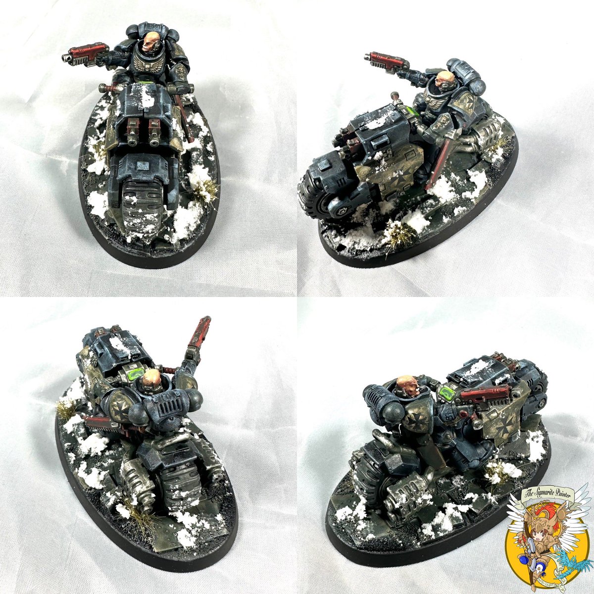 danielvdent's tweet photo. Here are the #PrimarisOutriders for the #SpaceMarines of my #BlackTemplars in #warhammer40K.

#WarhammerCommunity #PaintingWarhammer40K #PaintingWarhammer #grimdark https://t.co/MVgWfGxW5Z