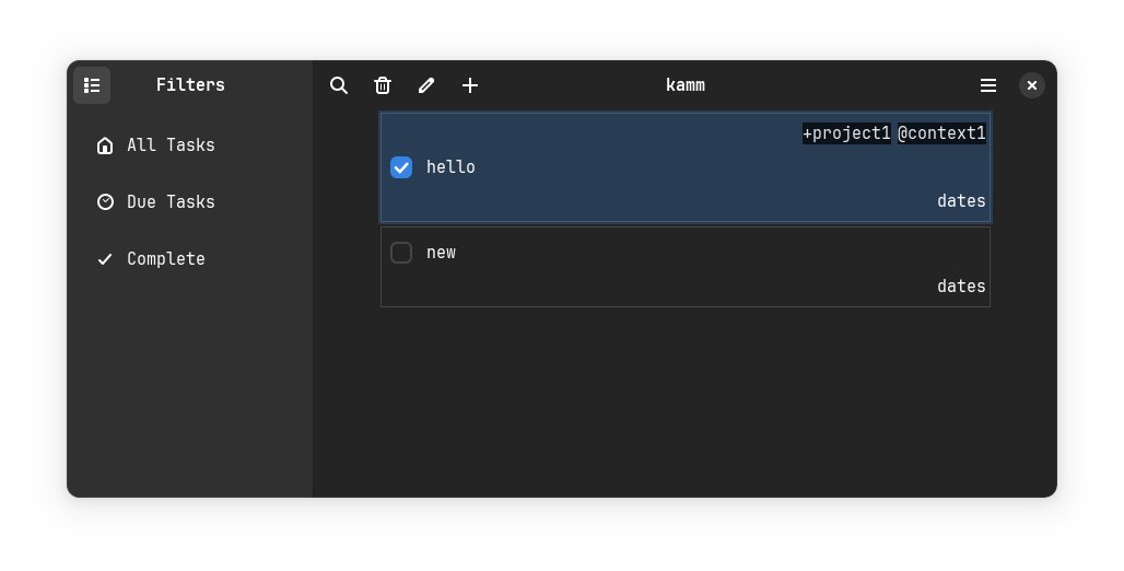 imhemish's tweet image. Update on #GTK4 #Libadwaita app I was making for #todotxt :

- Option for autosaving
- Projects and contexts are displayed
- A sidebar for &quot;All Tasks&quot; and &quot;Due&quot; (not implemented yet)
- In large window sizes, the task buttons move into headerbar.

github.com/imhemish/kamm