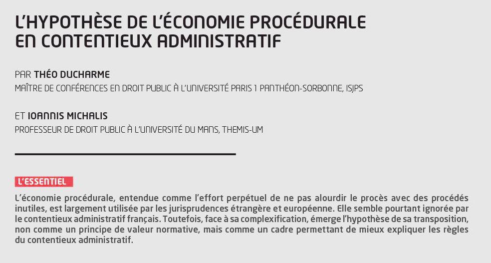 PY_Sagnier's tweet photo. « Économie procédurale et instruction » 

J’ai le plaisir de publier cet article pour un dossier initié et pensé par @DucharmeTheo et I. Michalis. 

Et aux côtés des excellents @CarolineLto, @leblog_da, @guyonnet_jean et, en conclusion, la pdt Pascale Fombeur.

Chez @AJDA_Dalloz https://t.co/7podmTgYqI