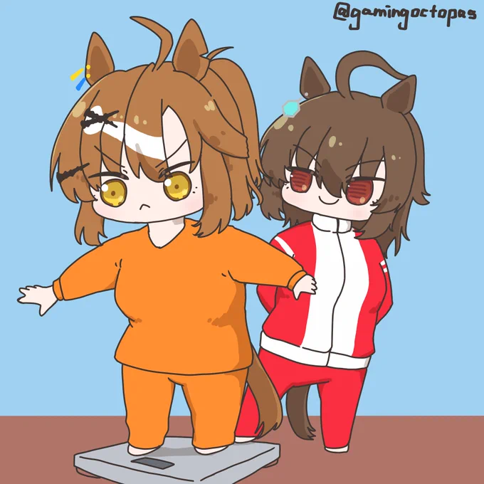 減量効果のある薬を試す標的にされそうなポッケ #ウマ娘