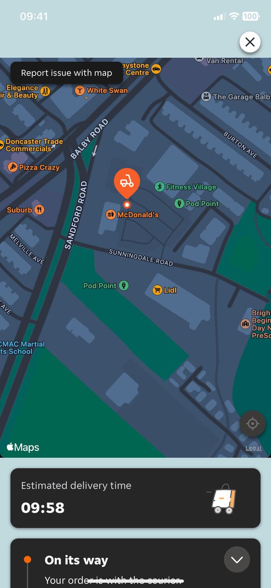 mikesudy's tweet photo. @JustEatUK so your driver picked up my food , drove to another restaurant, picked up another order , drove to the other side of town , and I am still waiting and expecting cold food, how do I address this? https://t.co/iryfLfHR15