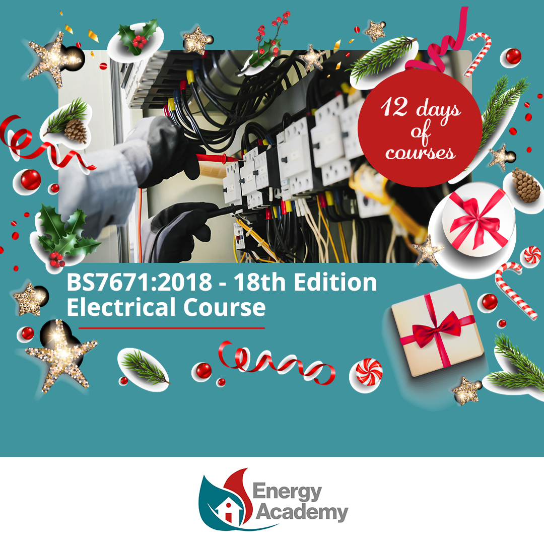 On the 9th day of Xmas we'd like to tell you all about our BS7671:2018 - 18th Edition Electrical Course.🎄

This course has been designed to allow learners to demonstrate their understanding of the 18th Edition Wiring Regulations.

Find out more here > loom.ly/0sbw3to