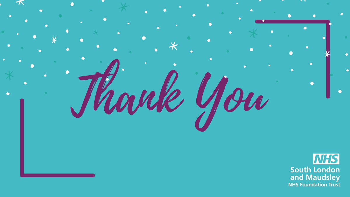 Thank you for all of your hard work and dedication this week and to all of our brilliant staff who are working this weekend. 💜 @MaudsleyDoN @HelenKelsall3 @normanlamb @TrudiSene1 @nathaliezach @CEO_DavidB