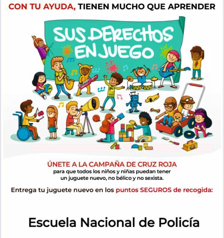 PoliciaEscuela's tweet photo. Nuestros @policia alumnos participan en estos días en una campaña de recogida de #juguetes para los niños más desfavorecidos de la provincia de #Ávila 🧸🥁🎯🎳⛸️🎠

Organiza @creavila bajo el lema de @CruzRojaEsp “sus derechos en juego” https://t.co/Ez0UCHFVud

@Ayto_Avila 💙👮🏻‍♂️⛑️ https://t.co/h6qkZ6T2Sv