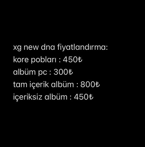 🩶 new dna era fiyat listesi
• satış ve takas yaparken bu fiyatları 
göz önünde bulundurabilirsiniz, hepsi
tr’ye kargo/gümrük masraflarıyla 
birlikte hesaplanmıştır.