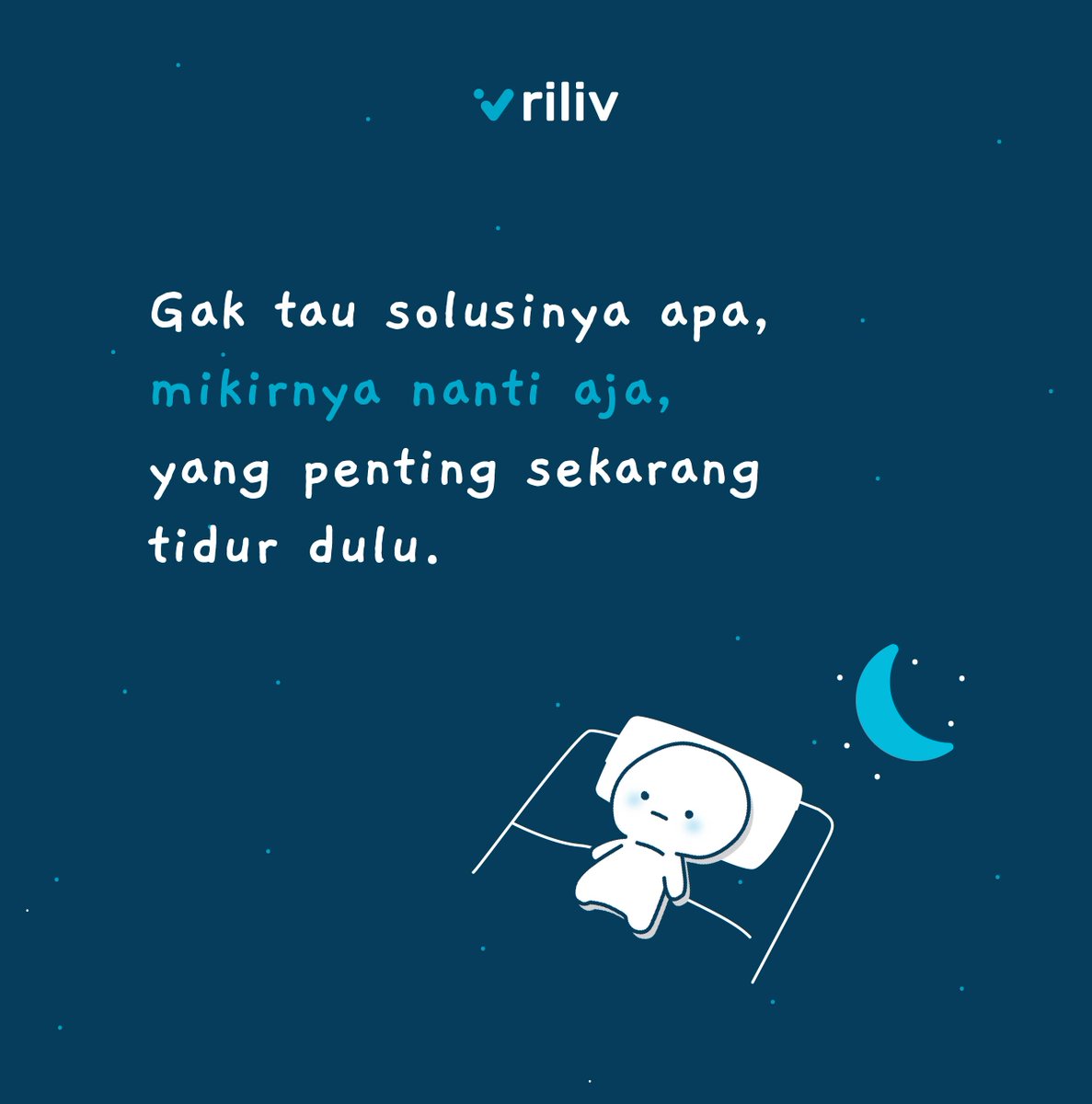 riliv_app's tweet photo. Semua diselesaikan dengan tidur🙏 https://t.co/pcs8WHgnP5
