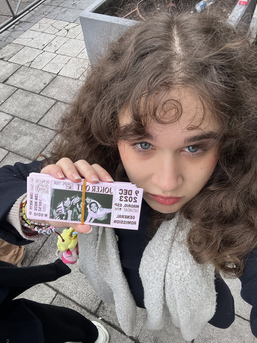 JO MADRID ‼️ if you want a fake cute little ticket come find me ;)