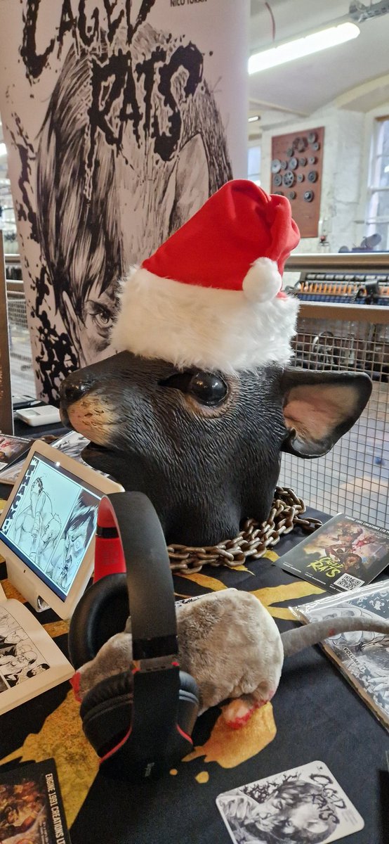 E1991Creations's tweet image. Hello everyone!

I'm exhibiting in the Christmas experience taking place at @newlanarkwhs today! 

Selling signed copies of Caged Rats The Comic Volume 1 for £10 each!!

Engine1991creationsltd.co.uk 

#newlanark #Scotland #indiecomic #indiecomics #update #news #Saturday