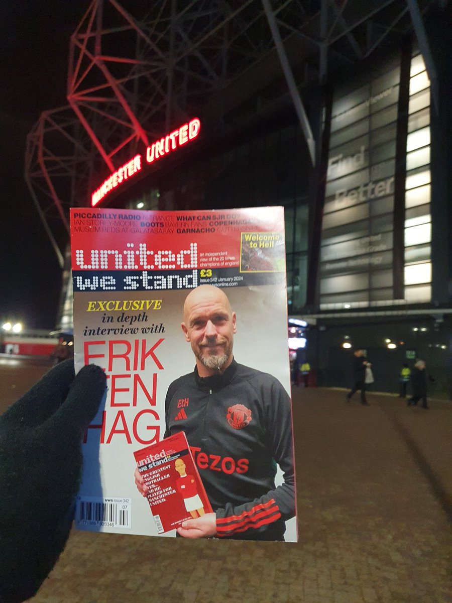 Grab a copy of @UWSmag from one of the guys selling outside the ground today. £3 is fuck all for what you get. It's another belter, so much good stuff in there. I'm thoroughly enjoying writing for the mag, alongside other talented writers. The Ten Hag interview is great #mufc