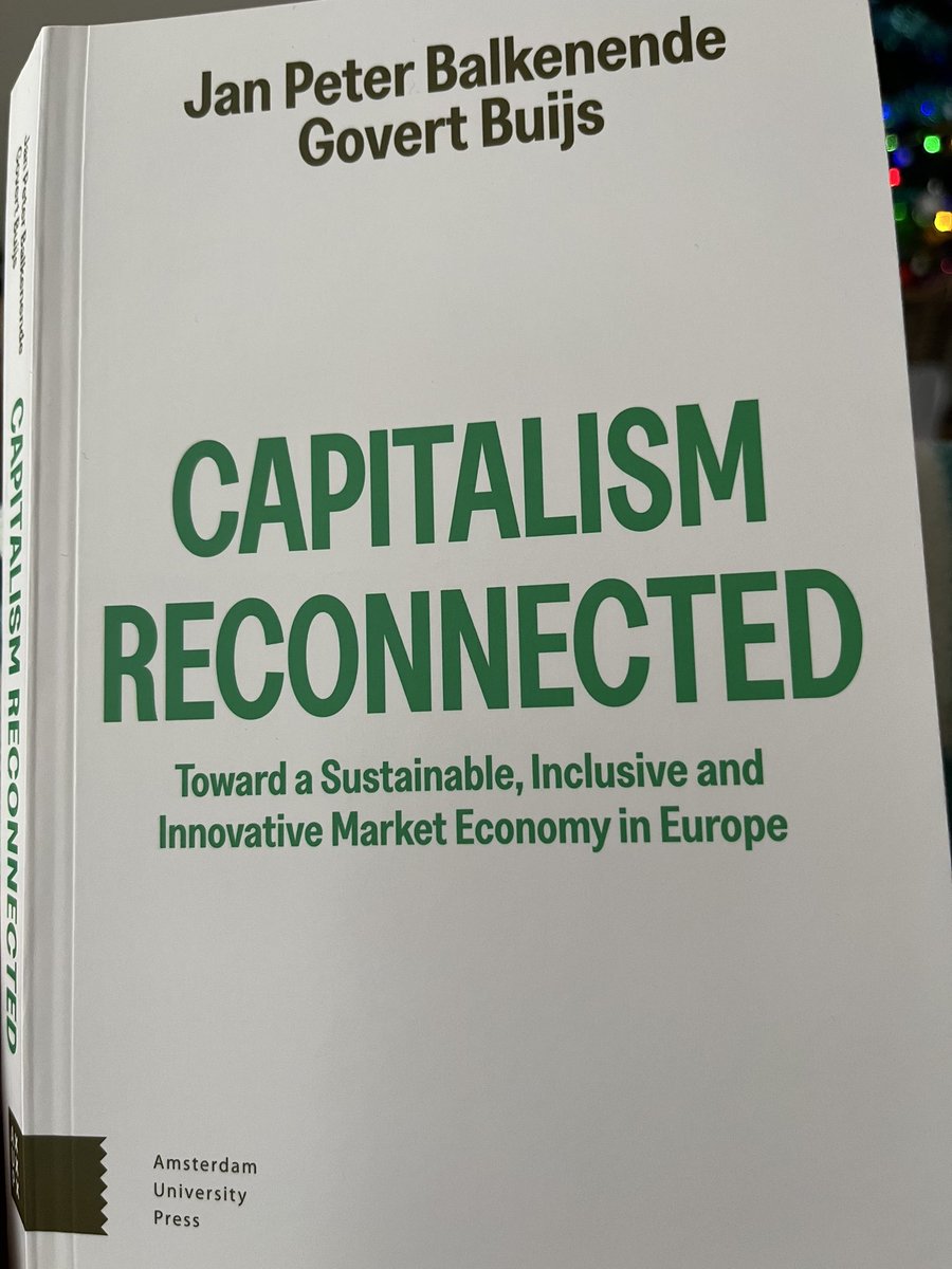BeukerJelle's tweet photo. ‘Rediscovery of key European values, a coherent view on responsible capitalism, and a new self-awareness as a global player for the Common Good in today’s and tomorrow’s world.’ Spot on! @jpbalkenende Really enjoy reading this book, recommended! https://t.co/7h0BypDASg