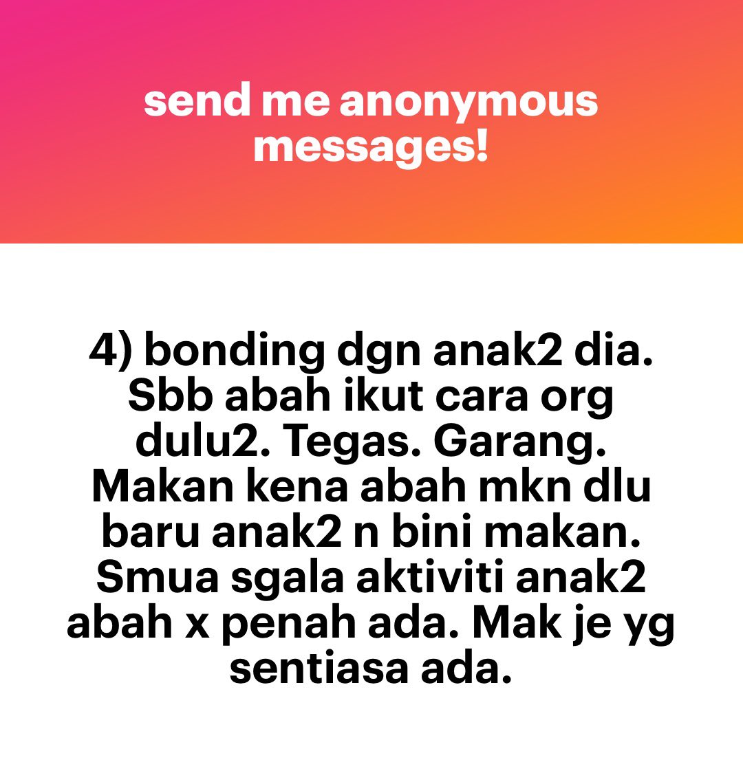 meinmokhtar's tweet photo. Luahan anak dari isteri no 2. https://t.co/D7MvAGrZoi