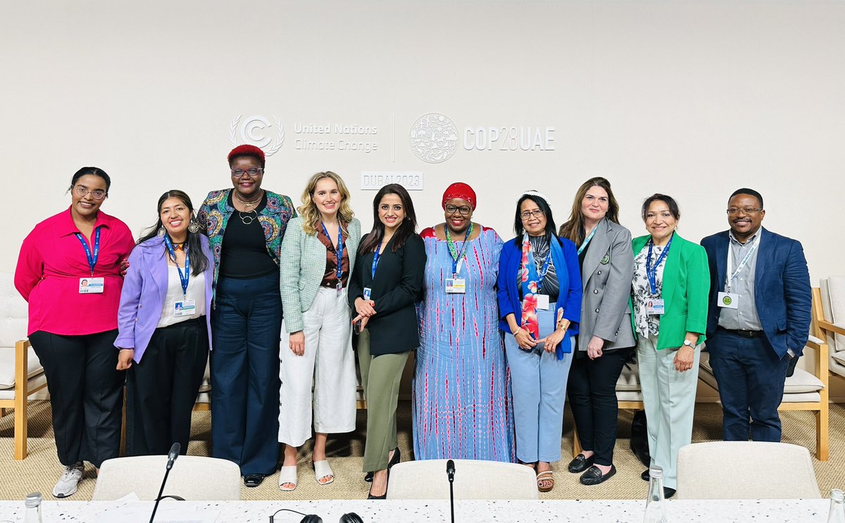 Happening now!! The “Global Gender Stocktake” event at #COP28UAE hosted by @UN_Women @IUCN to impact the Global Stocktake process ensuring a clear #genderresponsive approach to #climateaction & embedding the #genderlens across data integration & desicion making! With such passion
