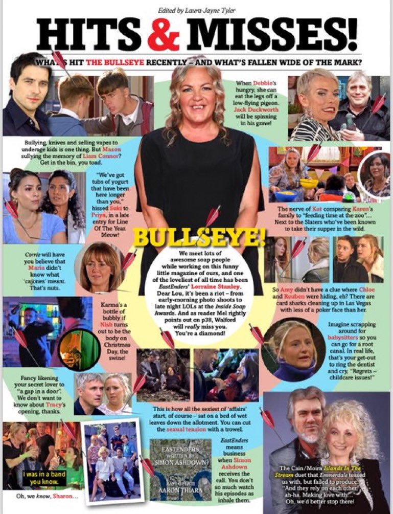 So much love for <a href="/InsideSoapMag/">Inside Soap</a> thankyou for being so wonderful to me,we have had some good times,big love to all of you &amp; to  <a href="/Smurphy71/">Steven Murphy</a> 👌❤️💥🥳xxx