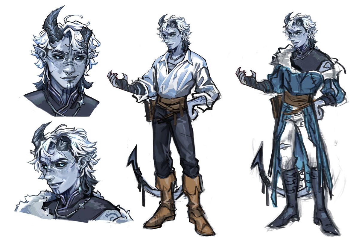 Casthos, my tiefling warlock 
#dnd