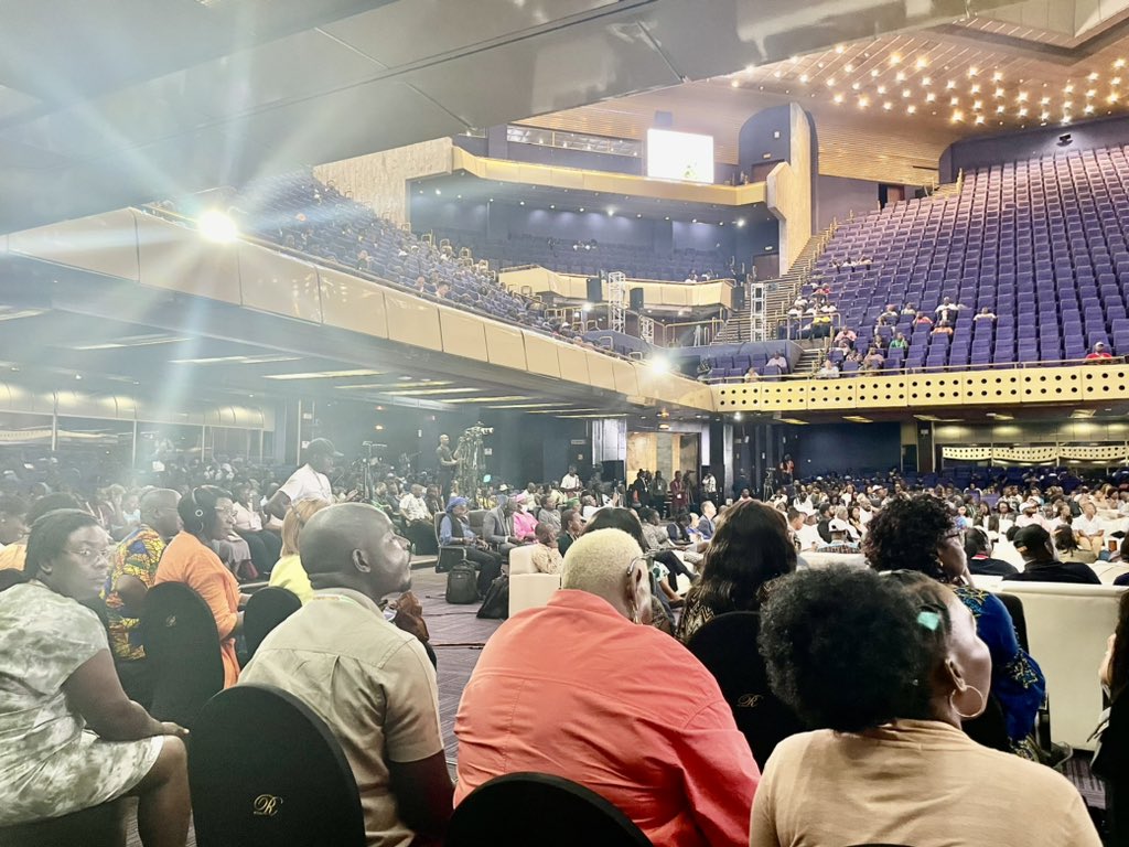 #HappeningNow - Wrapping up #ICASA2023. It wouldn't be ICASA without all who participated. A total of 8118 attendees, with 6800 joining in person.