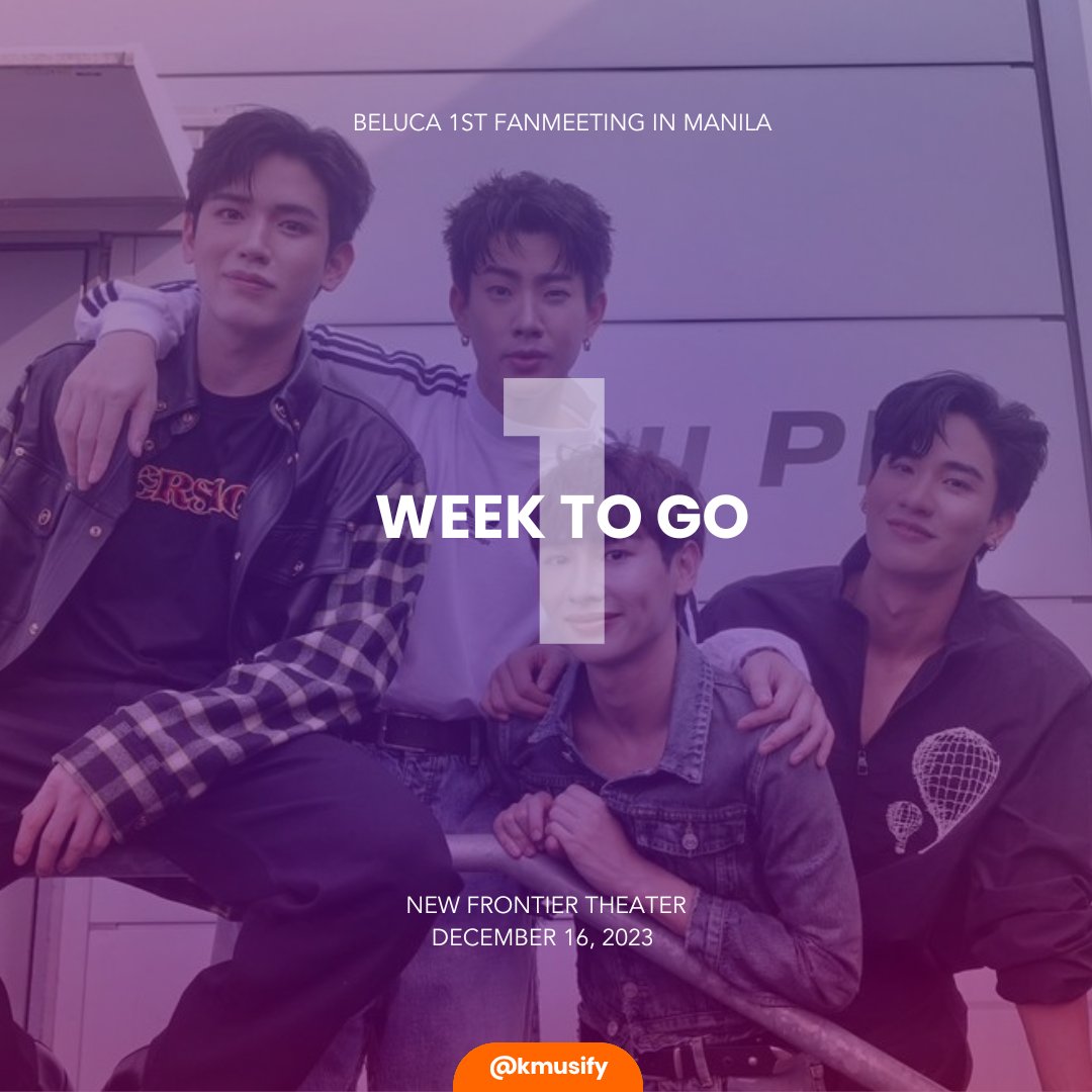 kmusify's tweet image. It's a week away until 1st BELUCA Fanmeeting in Manila 😍

Catch #TayNew and #OffGun this 12/16, 6PM at the New Frontier Theater! 💛❤️💙💚

🎟 Tickets are still available via @TicketNetPH ✨️
🔗 ticketnet.com.ph/event-detail/B…

@WilbrosLive #BELUCA1stFMinManila #GMMTV #WilbrosLive…