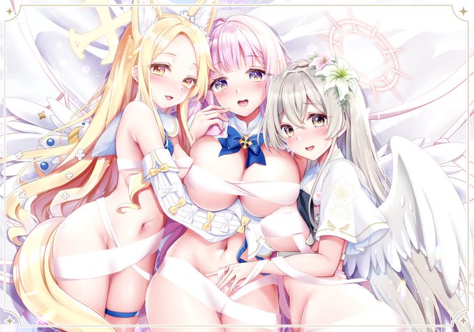 秘密のティーパーティー❤
#ブルアカ #BlueArcive 