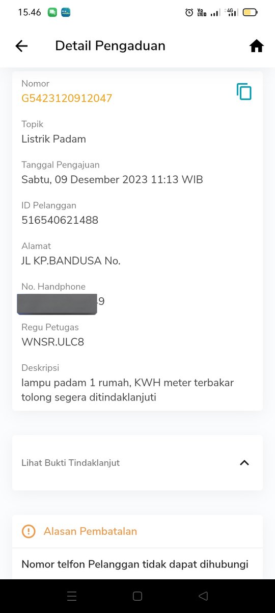 j_ok0's tweet photo. @_pln_id @plndisjatim @_pln_id @pln123 pelayanan spt apa ini,seenaknya batalin laporan sementara kondisi SR APP membahayakan mahluk hidup sekitar.tlg dikondisikan petugasnya  Pak https://t.co/HXehHvQ3zj