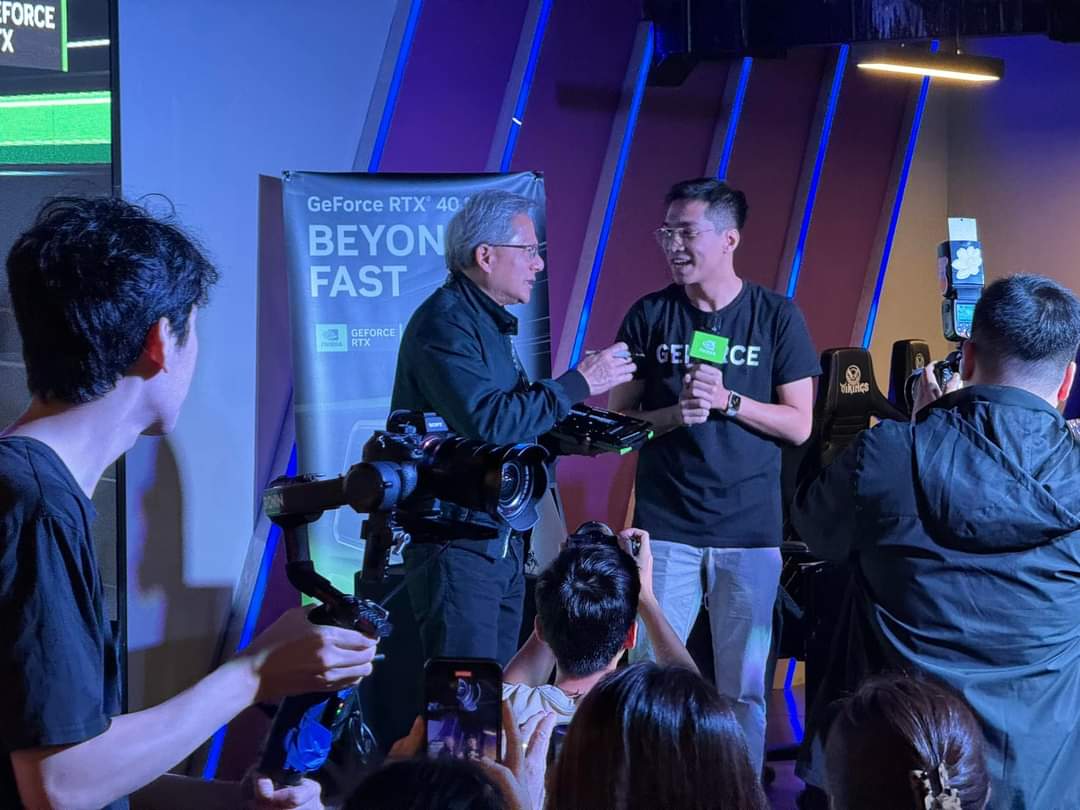 #JensenHuang in Vietnam Geforce fan party event