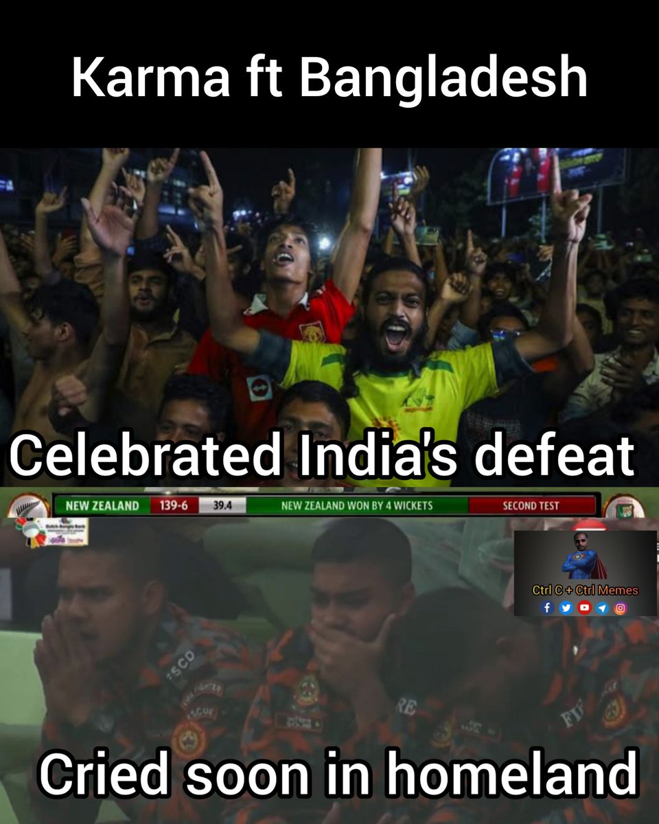 Karma ft Bangladesh 🇧🇩 😭

#BANvsNZ