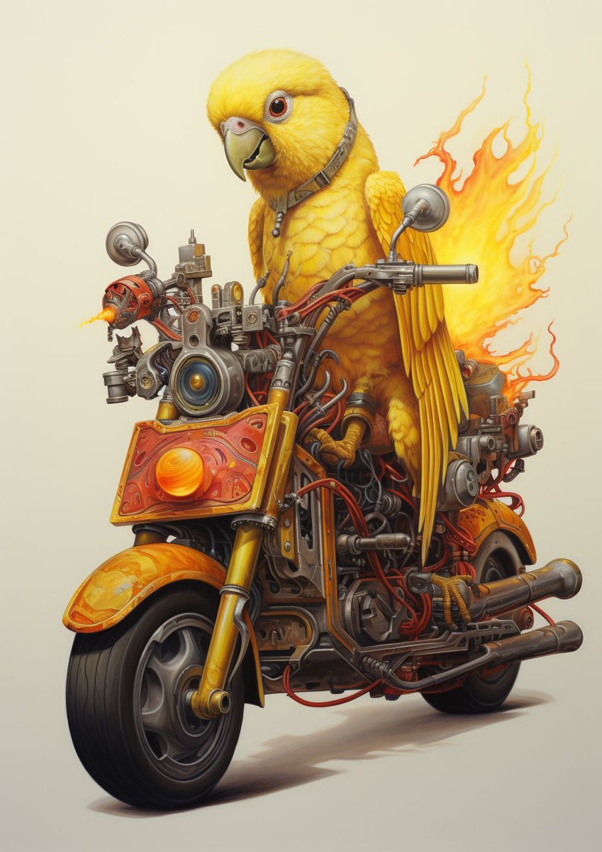 stunningvis's tweet photo. Yellow
#ai #aiprompt #aiparrot #aibike https://t.co/srcLKaKTtj