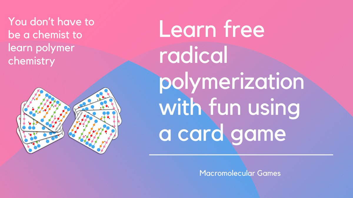 🎯 Attention all chemistry lovers! 📢 Don’t miss out on our incredible polymer card game - the ultimate tool to learn free radical polymerization. Order now at qrco.de/bdCl35. #ChemistryLovers #PolymerGame