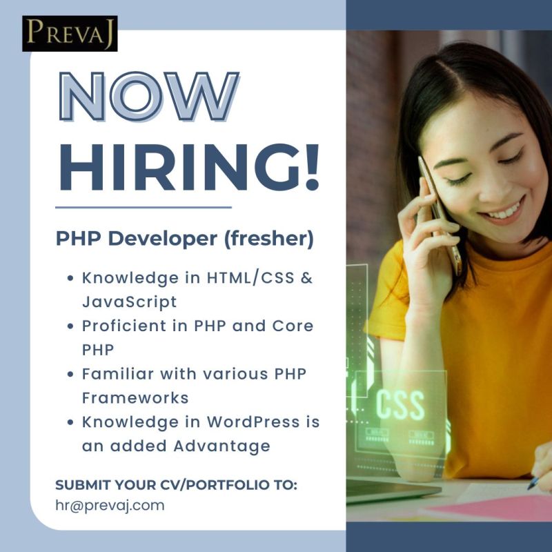 niloferfathi95's tweet image. #php #phpfresher #html #css #javascript #backend #backenddeveloper #wordpress #webdeveloper #phpdevelopers #phpjobs #hiringimmediately #hiringdevelopers #developersjob #wearehiring #itjobs #itopportunities #indiahiring #openings #hiring #hiringimmediately #hiringnow #itjob