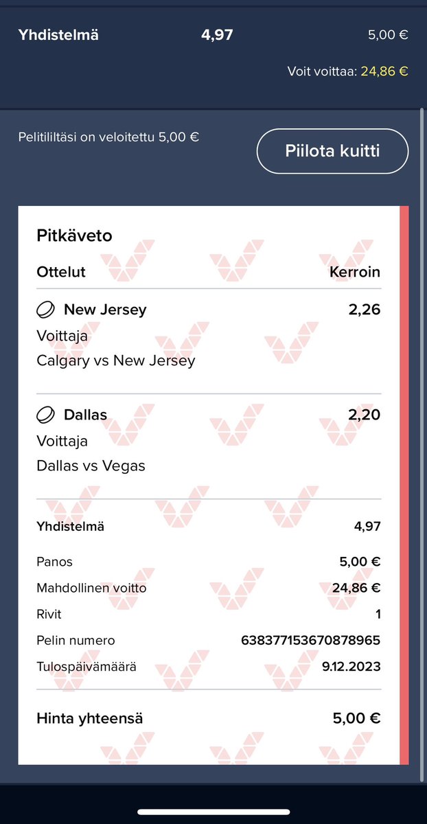 elnotqsimo's tweet photo. #nhlfi #veikkaus https://t.co/pm3wyHCWfD