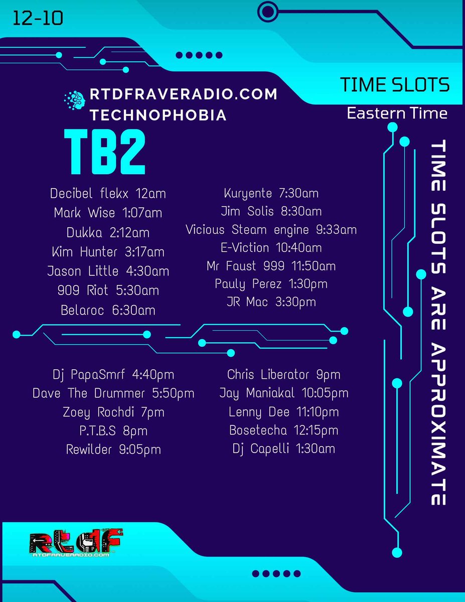 Check out my DjSet at Technobridge 2 at rtdfraveradio.com/?fbclid=IwAR1W…
Its an Hell of an Lineup!
#EdmDutch