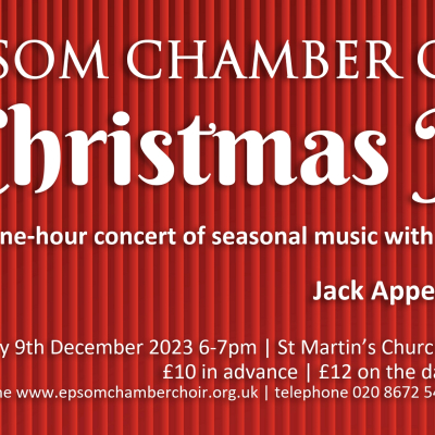 Christmas Joy! Family Concert with @Epsomchmbrchoir at St Martins THIS EVENING ow.ly/ngGE30syjF0