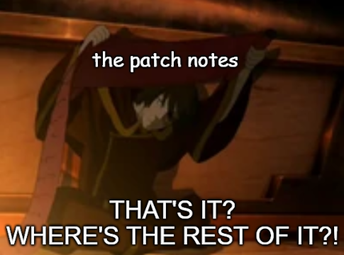 Posting one meme per day until Hearthstone Worlds 2023. #DayNine

Was expecting more changes than nerfing three things and buffing a bunch of cards that still won't see play tbh. 🙃