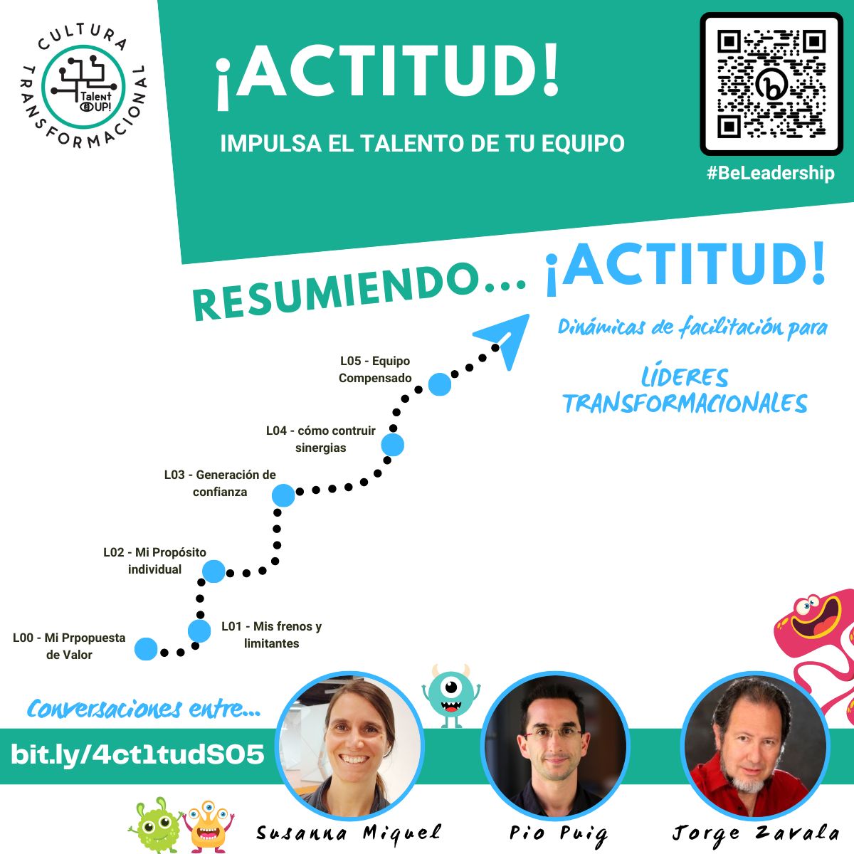 TalenTeamUp's tweet image. #CulturaTransformacional
Alineados con el Universo 😊 En la #CAS23 se habló de muchas temáticas y en todas, la Cultura Transformacional es una melodía de fondo. 😄

🎯 Y esto es precisamente lo que hacemos a través de ¡🅰🅲🆃🅸🆃🆄🅳! 😆

✅ Sumario'23 👉 bit.ly/4ct1tudS05