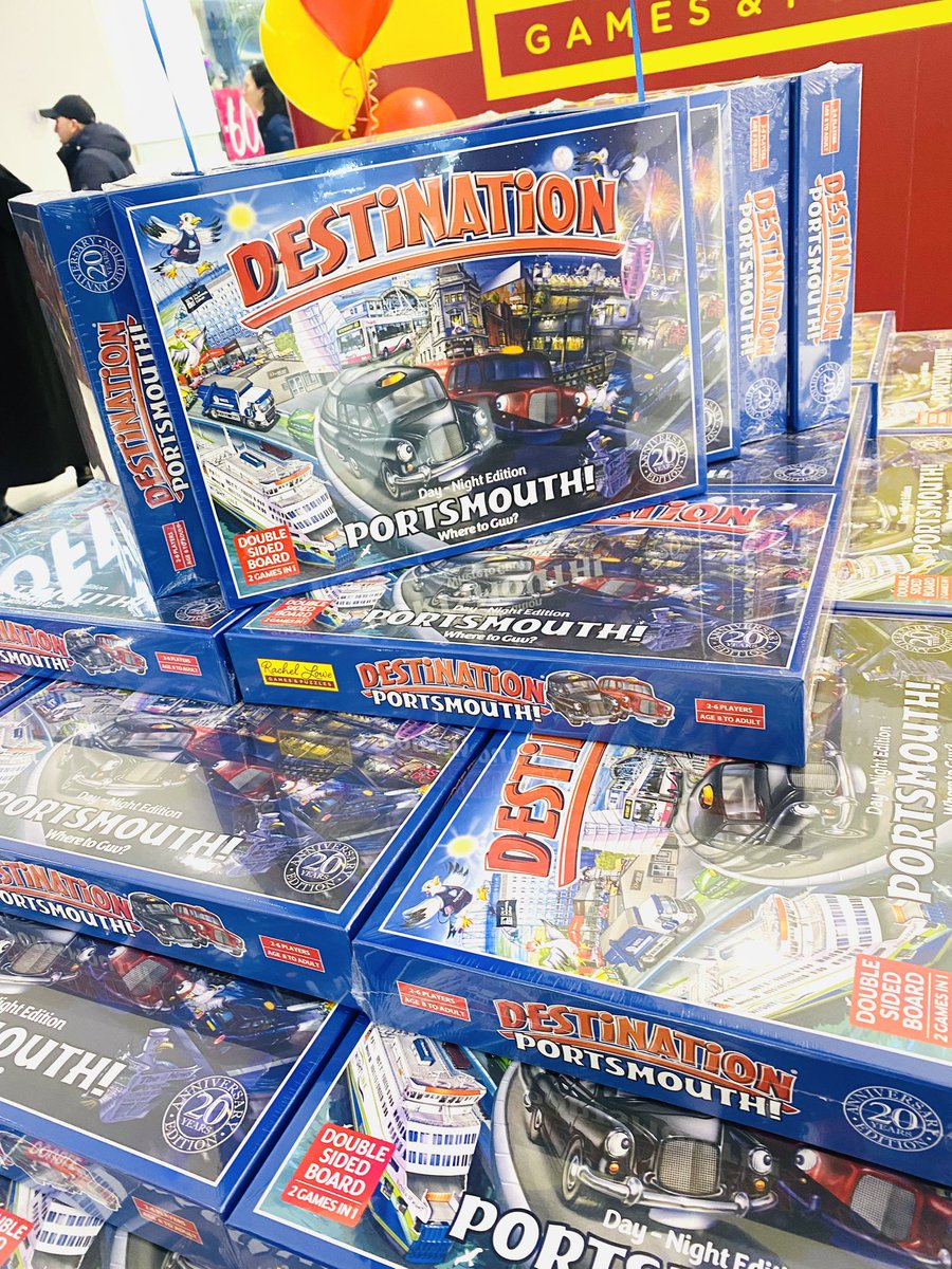 So excited to be launching the 20th Anniversary Edition of the Destination Portsmouth Board Game in Cascades Shopping Centre! Any friends, family or Destination fans doing Christmas Shopping, come and say hello! 🥰🎄