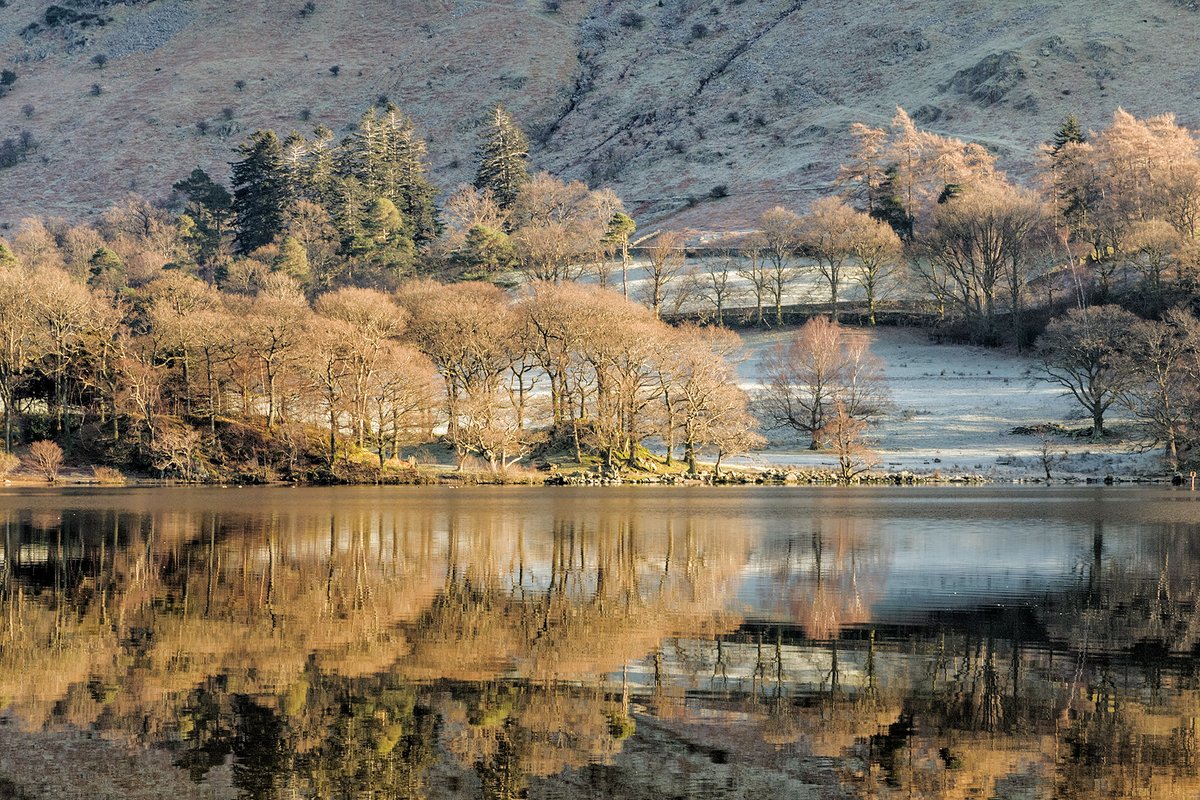 Reflections in Ullswater at Glenridding one lovely frosty morning.